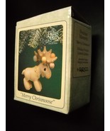 Enesco Precious Moments Christmas Ornament 1995 Merry Chrismoose Origina... - $7.99