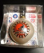 Topperscot Christmas Ornament Cleveland Browns NFL Collectors Series Boxed - $7.99