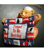American Greetings Christmas Ornament 2001 Proud To Serve 6th In Operati... - $10.99