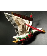 Enesco Christmas Ornament 1987 Carousel Goose Hanging Ornament Original Box - $10.99