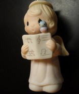 Precious Moment Miniature Christmas Ornament Let Heaven and Nature Sing ... - $13.99