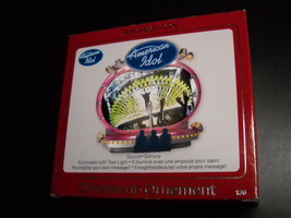 Carlton Cards Heirloom Ornament 2008 American Idol Box Ryan Seacrest Recordible - $11.99