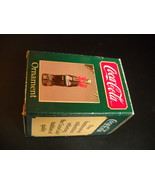 Coca Cola Hanging Christmas Ornament Miniature Bottle of Coca Cola Origi... - $12.99