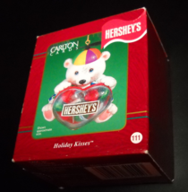 Carlton Cards Heirloom Ornament 2001 Hershey's Holiday Kisses Boxed Tiny Kisses - $11.99