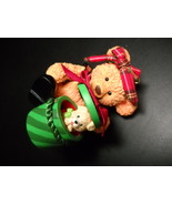 Carlton Cards Heirloom Ornament 2001 Suzi&#39;s Surprise Puppy Carly Boxed N... - $8.99