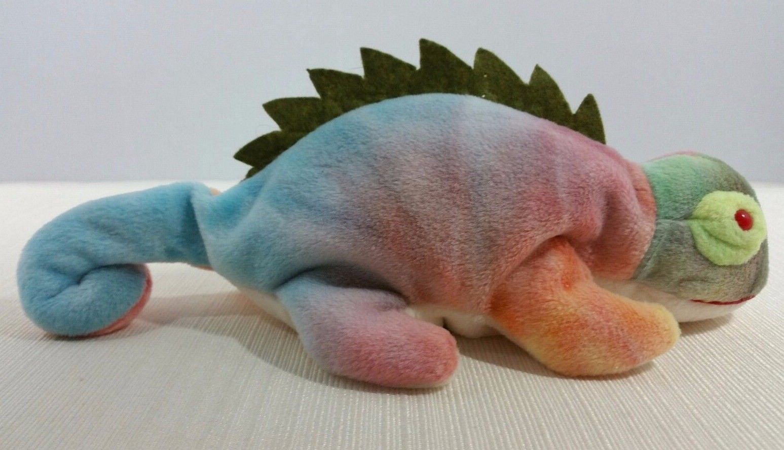 Retired Ty Beanie Babies Original Iggy Iguana Style 04038 TieDye No