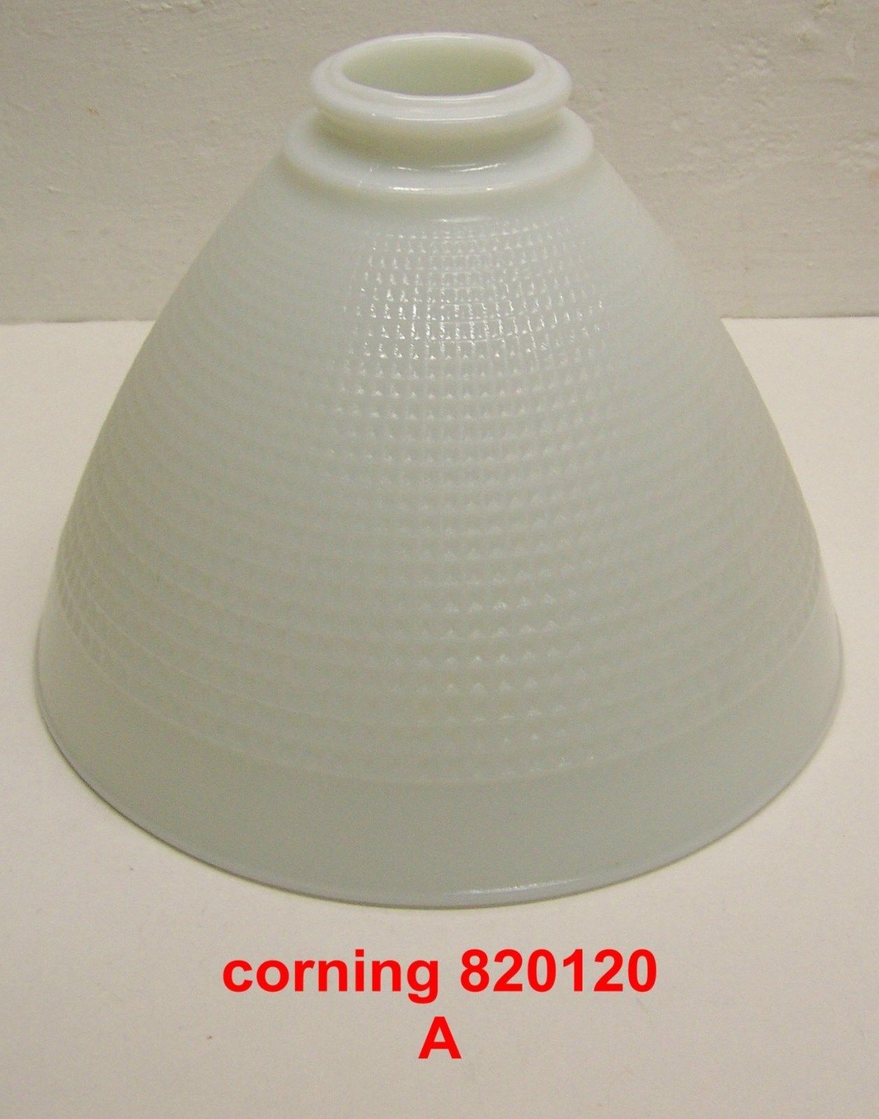 corning milk glass lamp shade