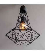 Ceiling Black Lamp Hanging Pendant Industrial Geometric Interior Decor F... - $227.43