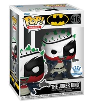 Funko Pop Heroes The Joker King 416 Funko Shop Exclusive  - $19.00