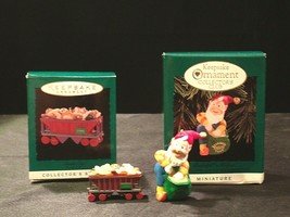 Hallmark Handcrafted Ornaments AA-191774B Collectible  ( 2 pieces ) - $29.95