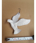 Beautiful white dove Christmas Xmas tree holiday Ornament Pre-owned  - $12.00