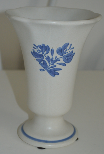 Blue Pfaltzgraff Yorktowne Vase - Vases