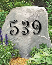 Set of 4 House Numbers or Letters / 2 Inch up to 8 Inch / Address / Powder Coat - $62.96