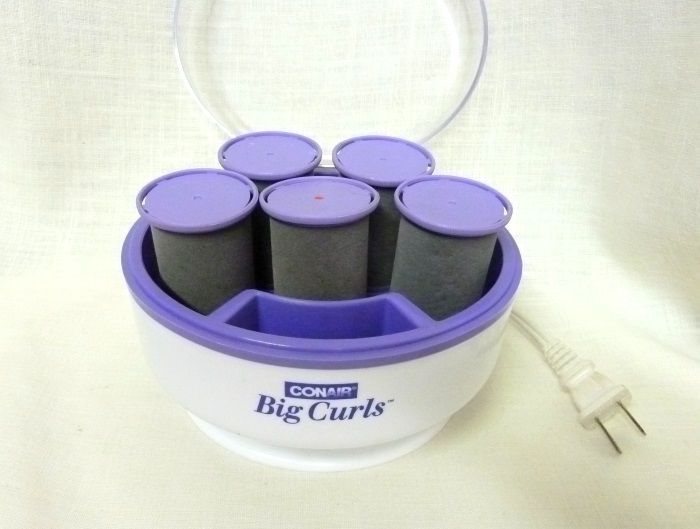 Conair Big Curls Velvet Hot Rollers Dance Pageant Cheer Hair Curlers