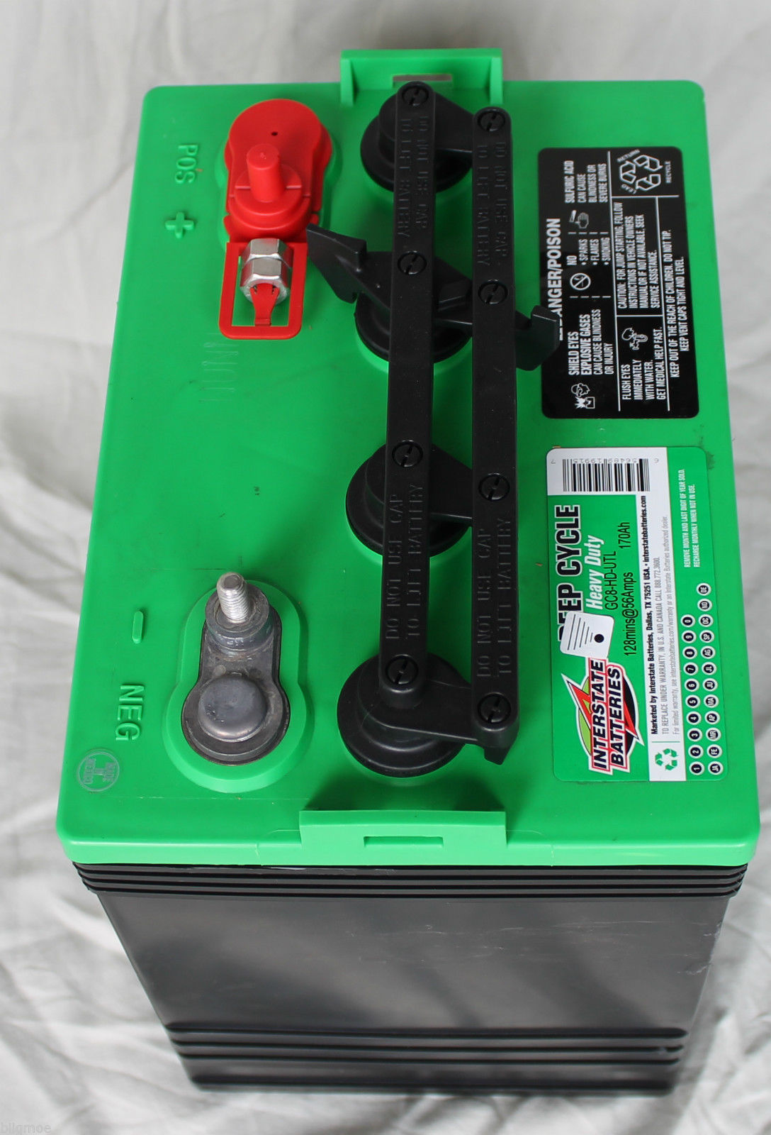 NEW Interstate 8V 8 Volt Golf Cart Battery Battery Deep Cycle EzGo Club