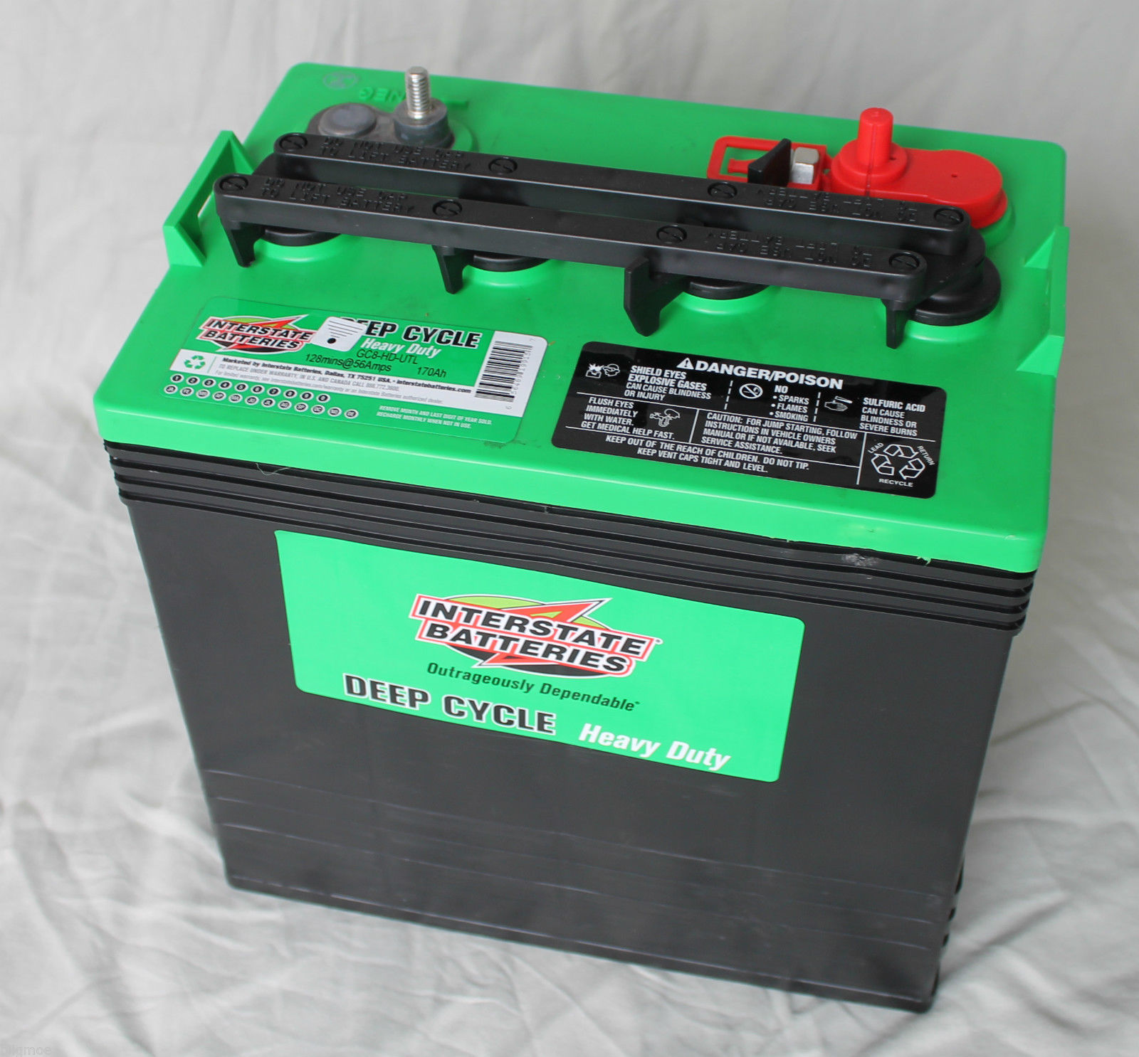 8 volt golf cart batteries converted to 12 volt