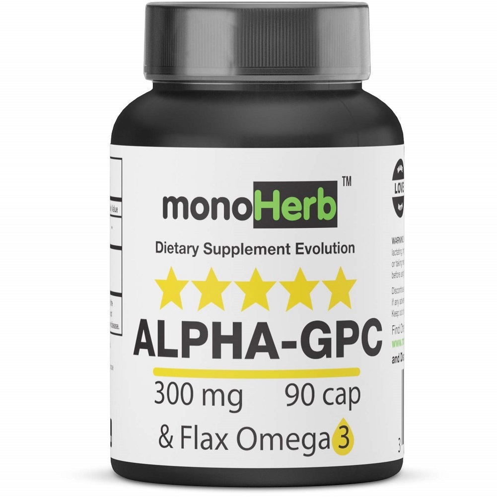 AlphaGPC Choline Supplement Nootropic for Brain Support, Focus, Memory