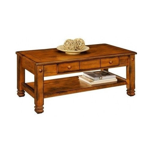  Wood Carved Coffee Table TV Stand Den Living Room Drawer Storage New