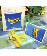 Hallmark Sky's the Limit 2002 Staggerwing ornament - $24.75