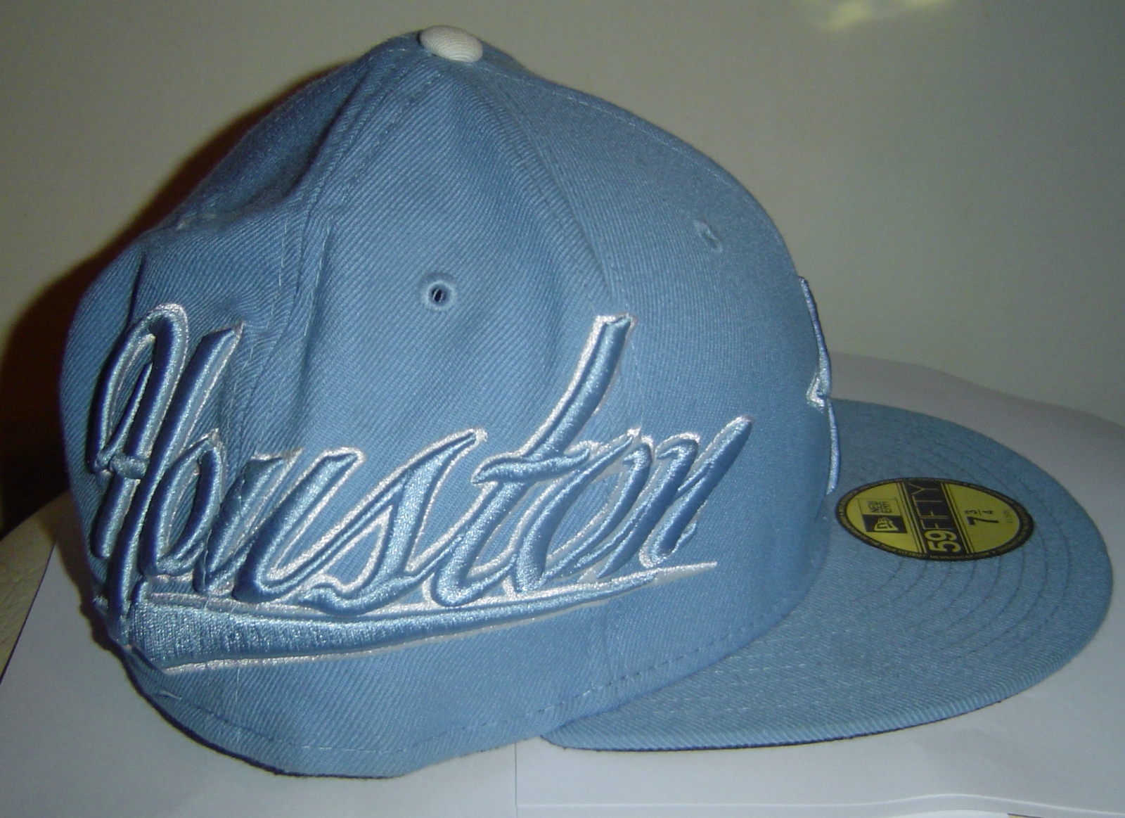Houston Astros 59FIFTY New Era Cap Sky Blue Rare Fitted Hat BaseballMLB