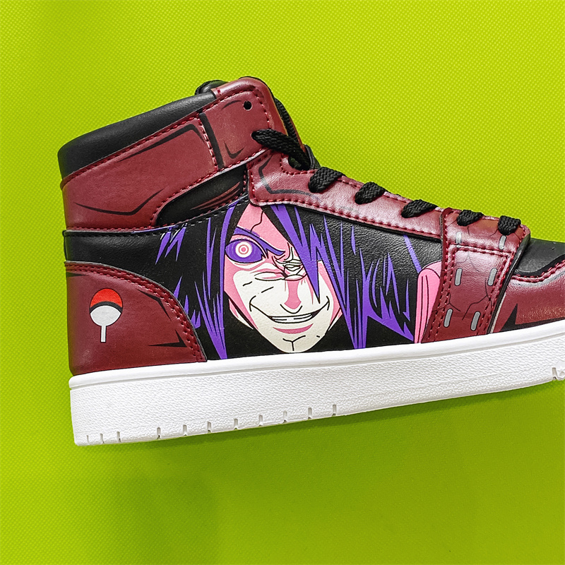 Madara Uchiha anime Custom Shoes anime shoes for man naruto shoes