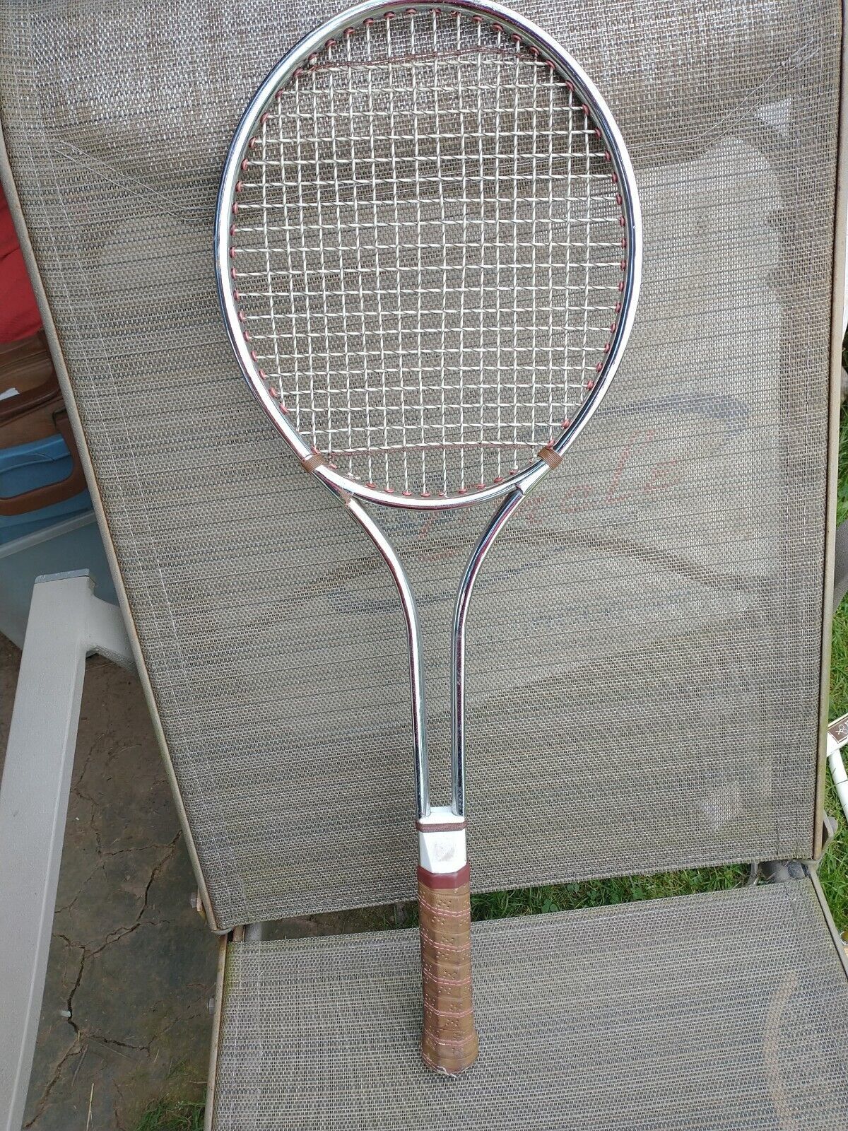 Chemold Rocket Rod Laver 4 1/2 M Aluminum Metal Vintage Tennis Racket