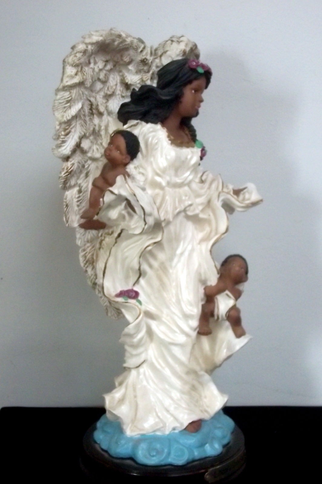 Large Ebony Treasures Angel Figurine and 50 similar items