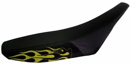 Fits Honda CR125 1984 Yellow Flame Seat Cover #M203813 - $31.95