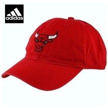 Chicago Bulls Free Shipping Adidas Hat Cap Nba Basketball Cotton Fits All New - $16.36