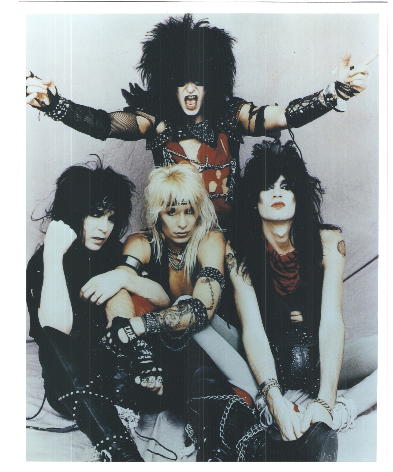 Motley Crue B Nikki Sixx Vintage 8X10 Color Music Memorabilia Photo - Other