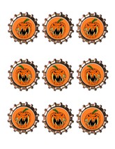 Pumpkin Bottlecap5-Download-ClipArt-ArtClip-Bottle Cap-Digital - $0.99