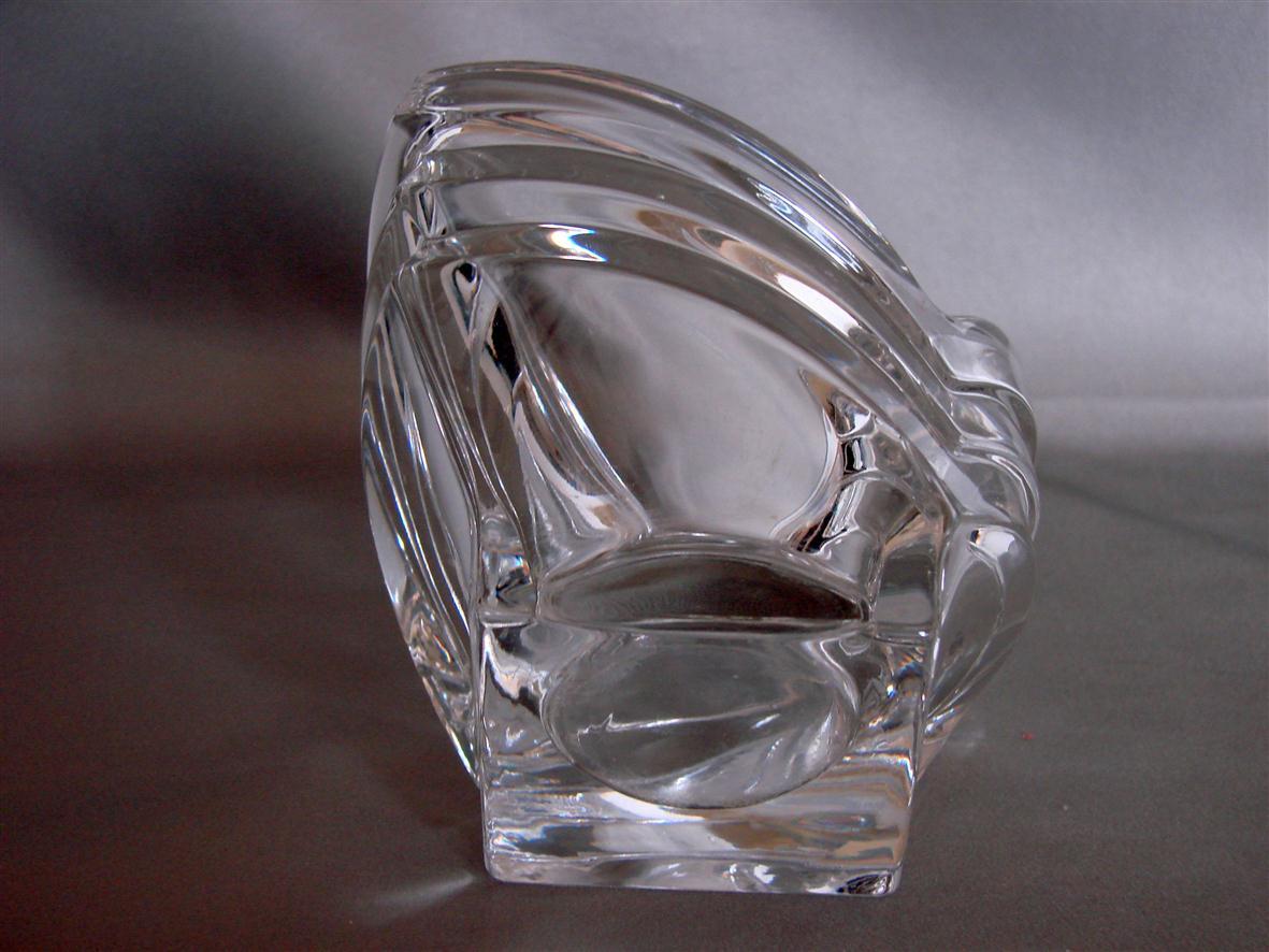 Mikasa Germany Crystal Art Deco Design Votive Candle Holders Mikasa 8007