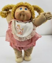 Coleco Cabbage Patch Kid 1985 (Baby Doll in Pink Outfit with Bib) - $198.00