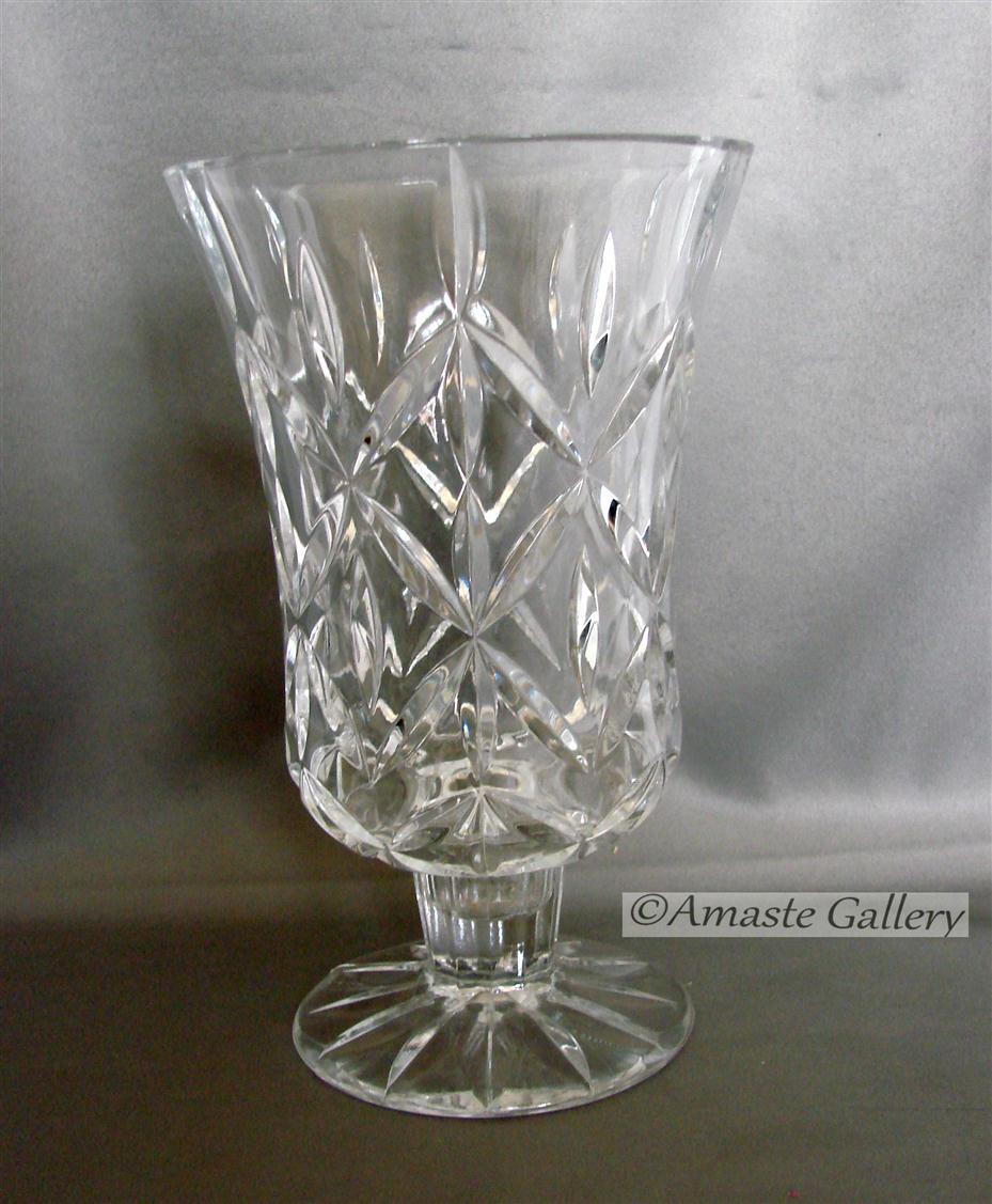 24 Full lead crystal Block handcrafted vase clear glass Crystal