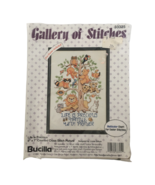 Bucilla Gallery of Stitches Counted Cross Stitch Kit Life is Precious Pr... - $9.99