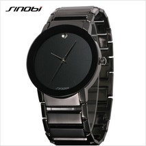 SINOBI Top Brand Luxury Watch Men Watch Fashion Full Steel Men's Watch Waterproo - $20.70