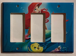 Ariel Flounder & Sebastian Light Switch Power Outlet wall Cover Plate Home decor image 10