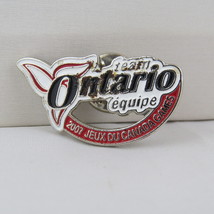 Juex Canada Winter Games Pin - 2007 Whitehorse Yukon - Team New Ontario ... - $10.00