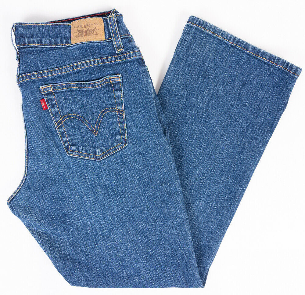 Levis 550 Relaxed Bootcut Womens Jeans Medium Wash Size 10 Short Jeans