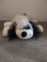 Retired Black & White Cheeky Dog Plush HM192 - $10.39