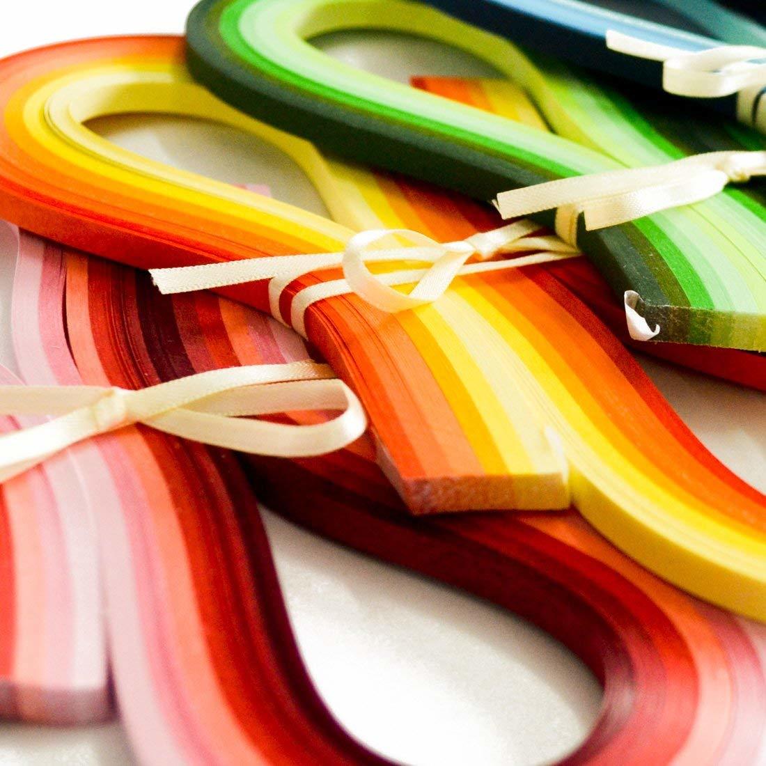 Juya Paper Quilling Set 720 Strips 36 Colors 54cm Length/strips 3/5/7
