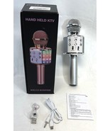 Handheld KTV WS-858L Wireless Bluetooth Karaoke Microphone, 3in1 Portabl... - $9.89