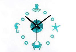 Panda Superstore Creative Design Diy Mediterranean Amorous Feelings Wall Clock [ - $38.71