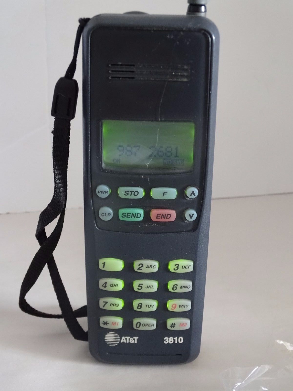 AT&T Portable Cellular 3810 Cell Phone with Box Vintage Vintage Cell