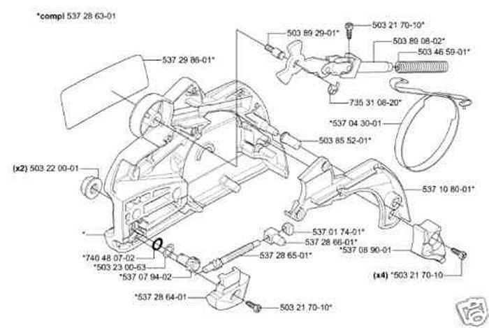 Antivibrante a molla motosega Husqvarna– di Spina Gianvito