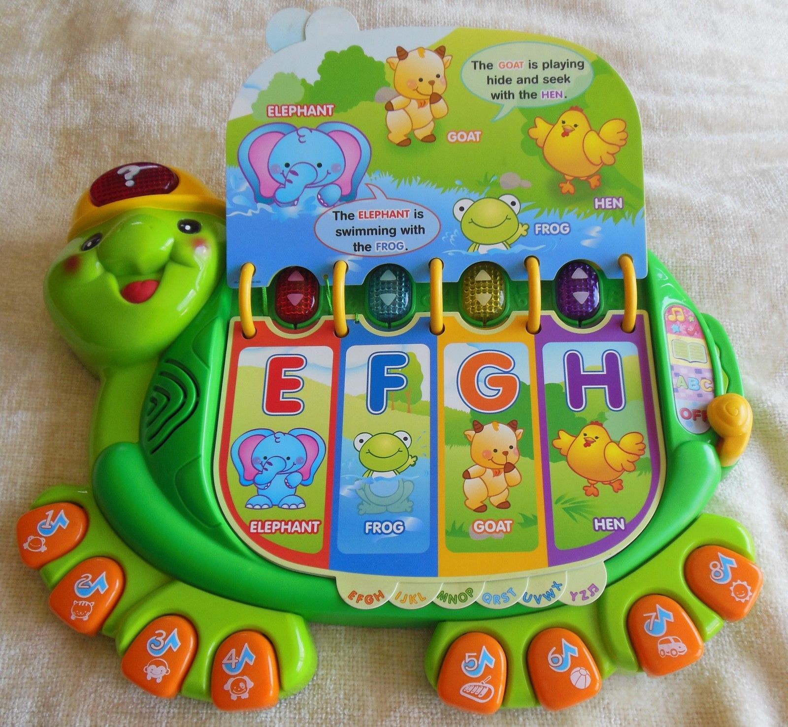 Vtech touch and teach turtle learning systems
