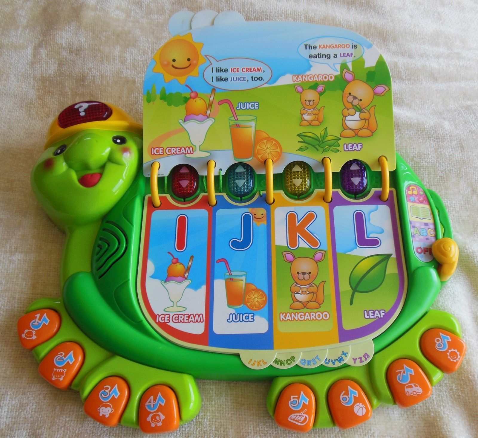 Vtech touch and teach turtle learning systems