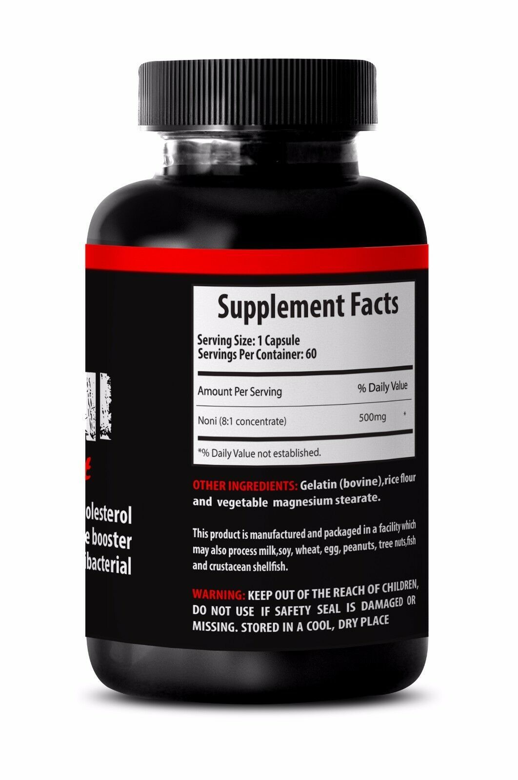 Muscle chart NONI EXTRACT 500MG 3B noni fruit capsules Fat Burners