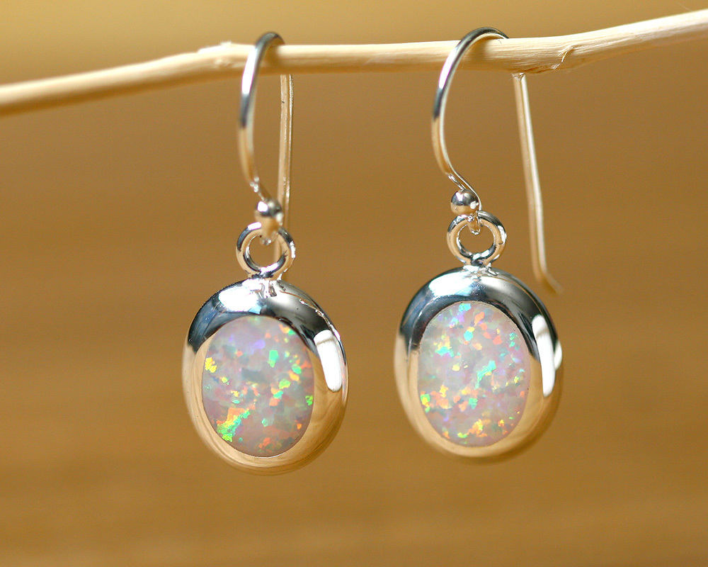 Opal earrings,drop earrings,stone earrings,birthday gift,anniversary ...