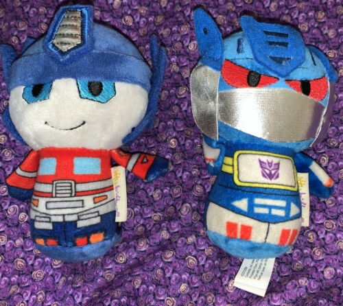 Hallmark Transformers Itty Bitty Bittys OPTIMUS PRIME SoundwaVe Plush ...